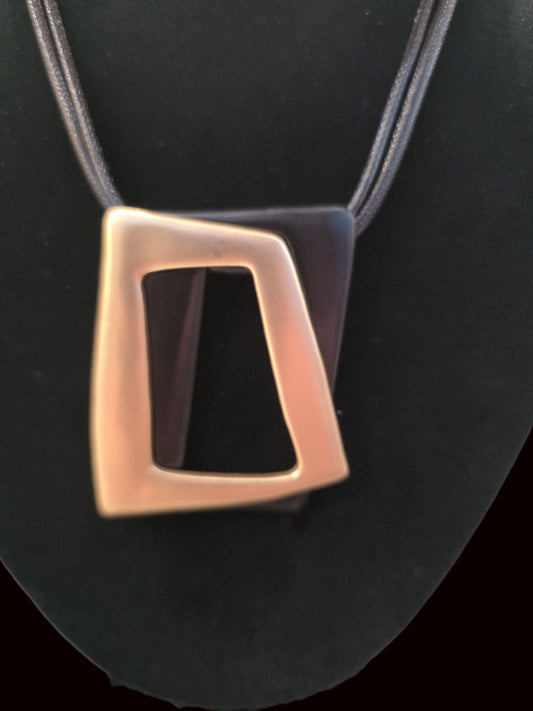Abstract Pendant Necklace