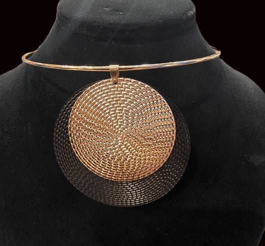 Pendant Choker Necklace Set