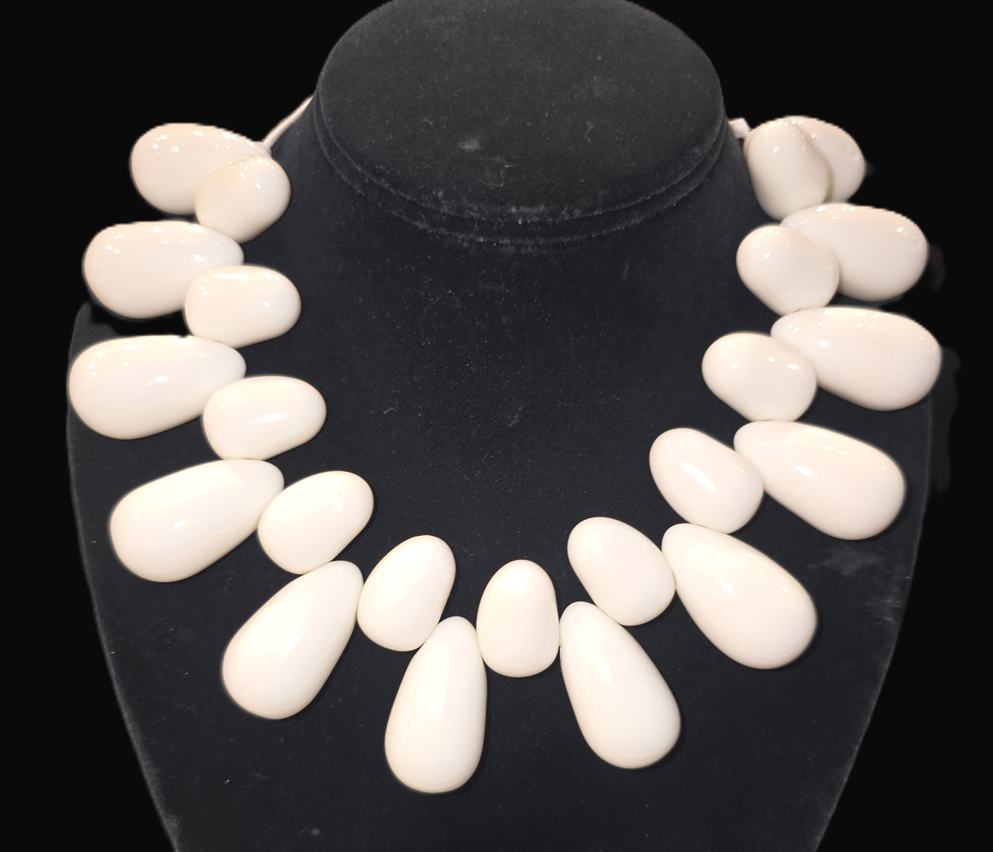 Abstract Beaded Choker Necklace