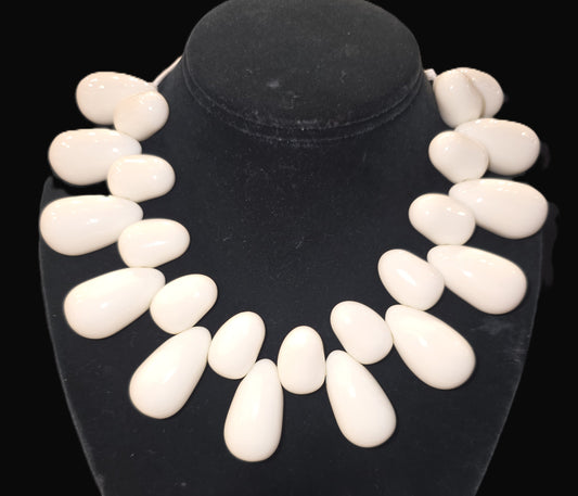 Abstract Beaded Choker Necklace