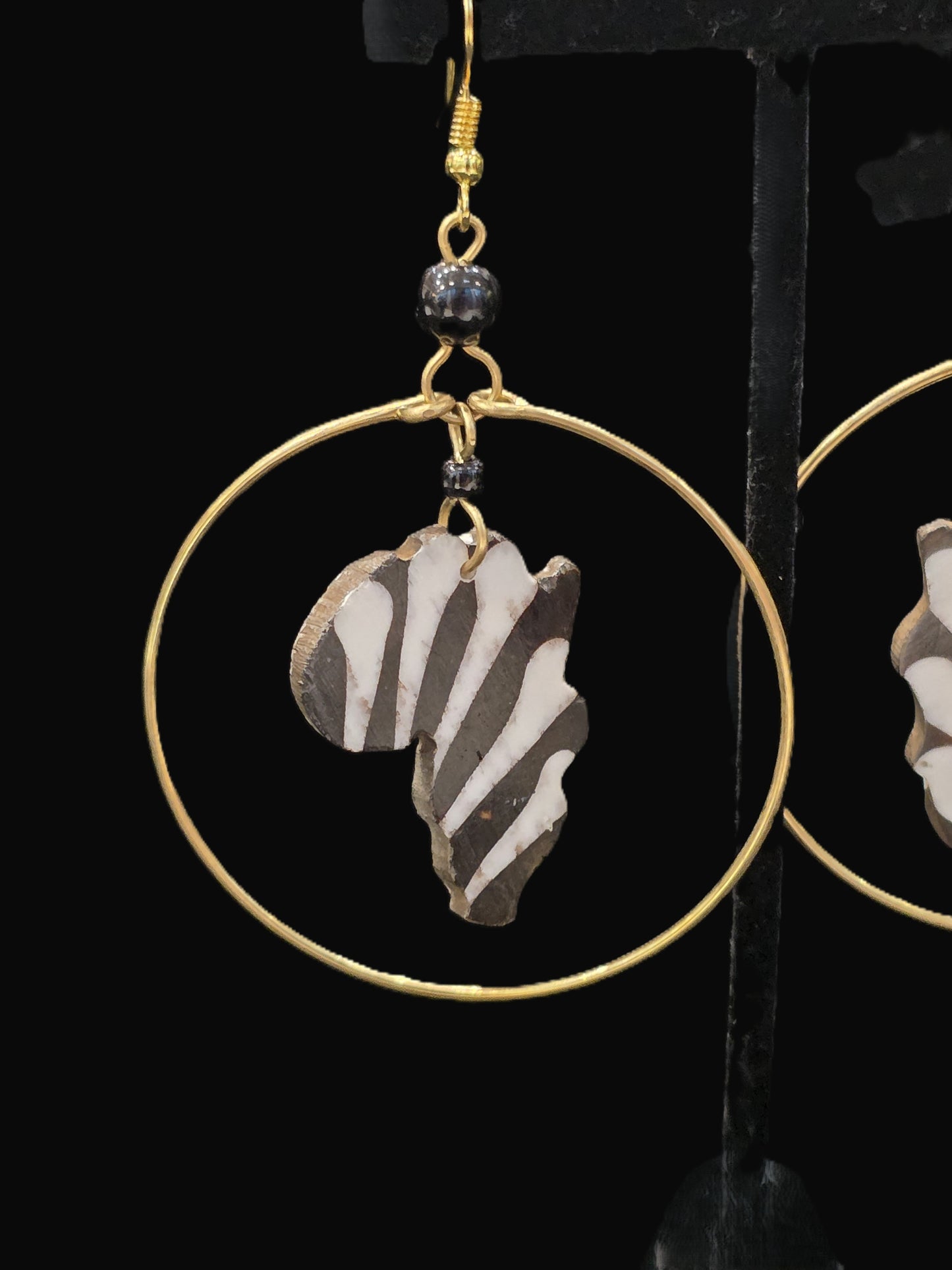 Brass & Bone Tribal Earrings