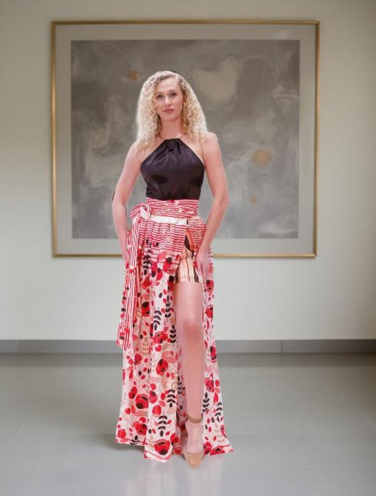 3pc Couture Summer Set (Shorts, Top and Wrap Skirt)