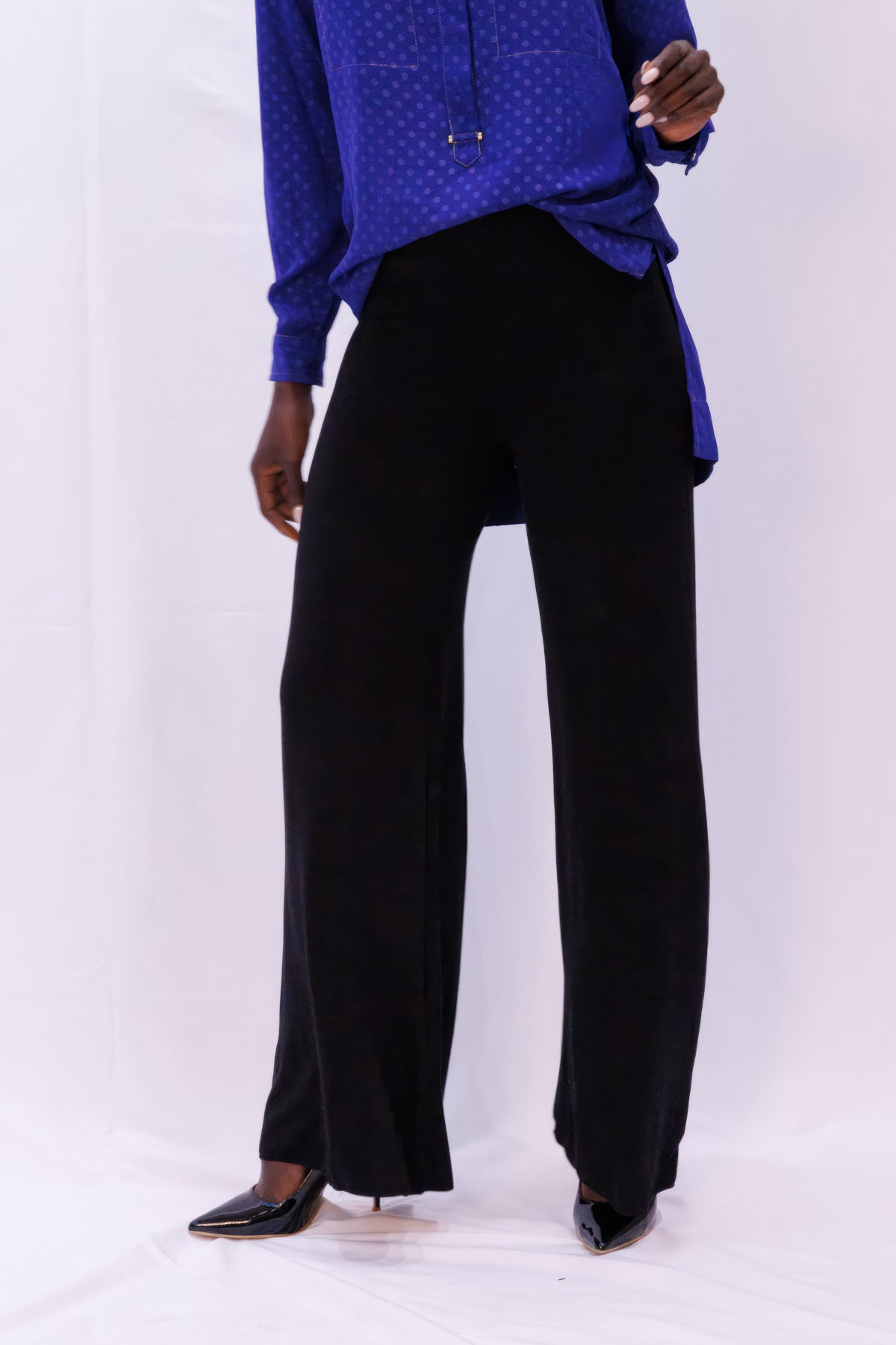 Bamboo Blend Knit Yoga Pants