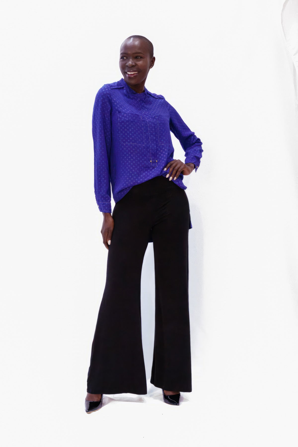 Bamboo Blend Knit Yoga Pants