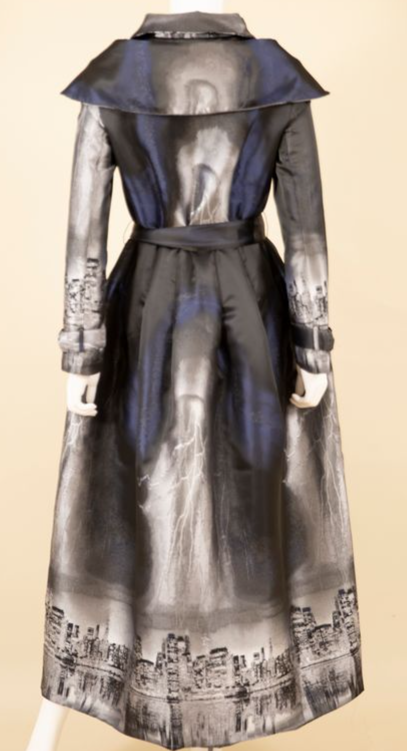 Midnight Skyline Coat Dress
