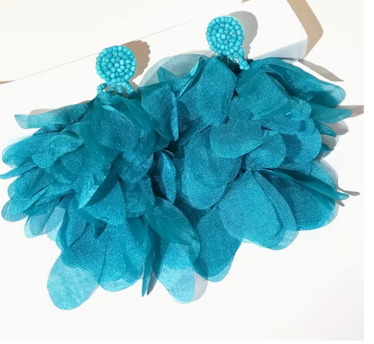 Scarf Petal Earrings