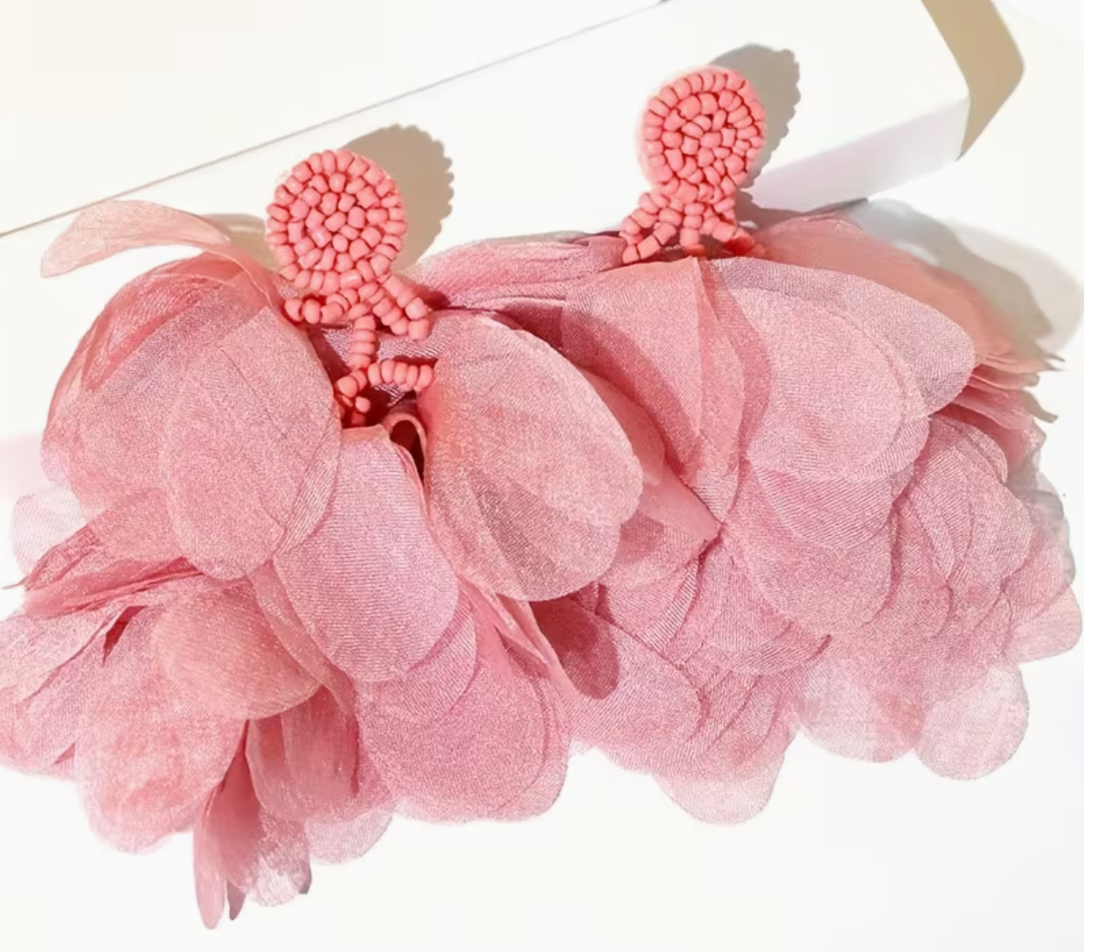 Scarf Petal Earrings