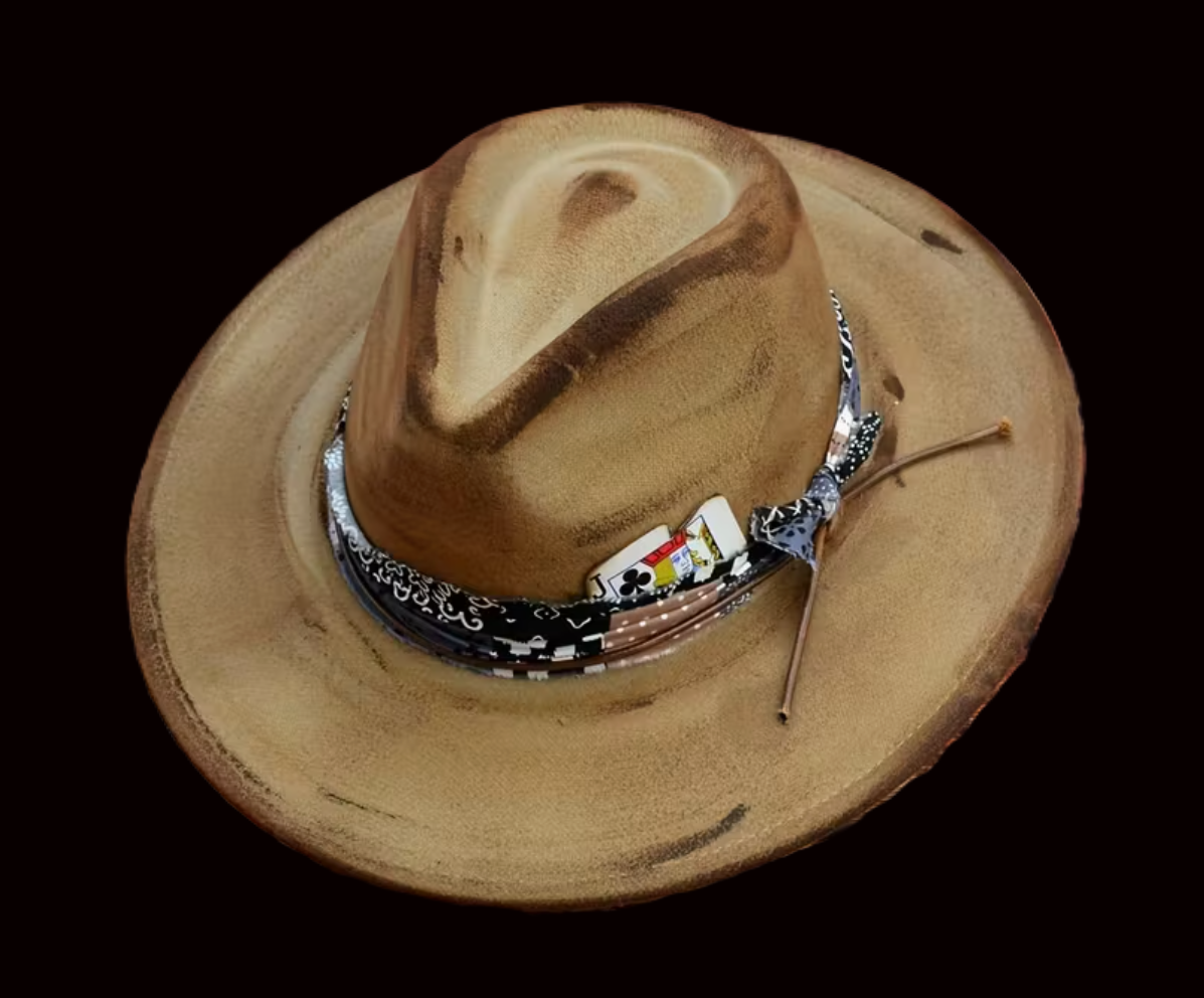 Designer Embellished Felt Fedora