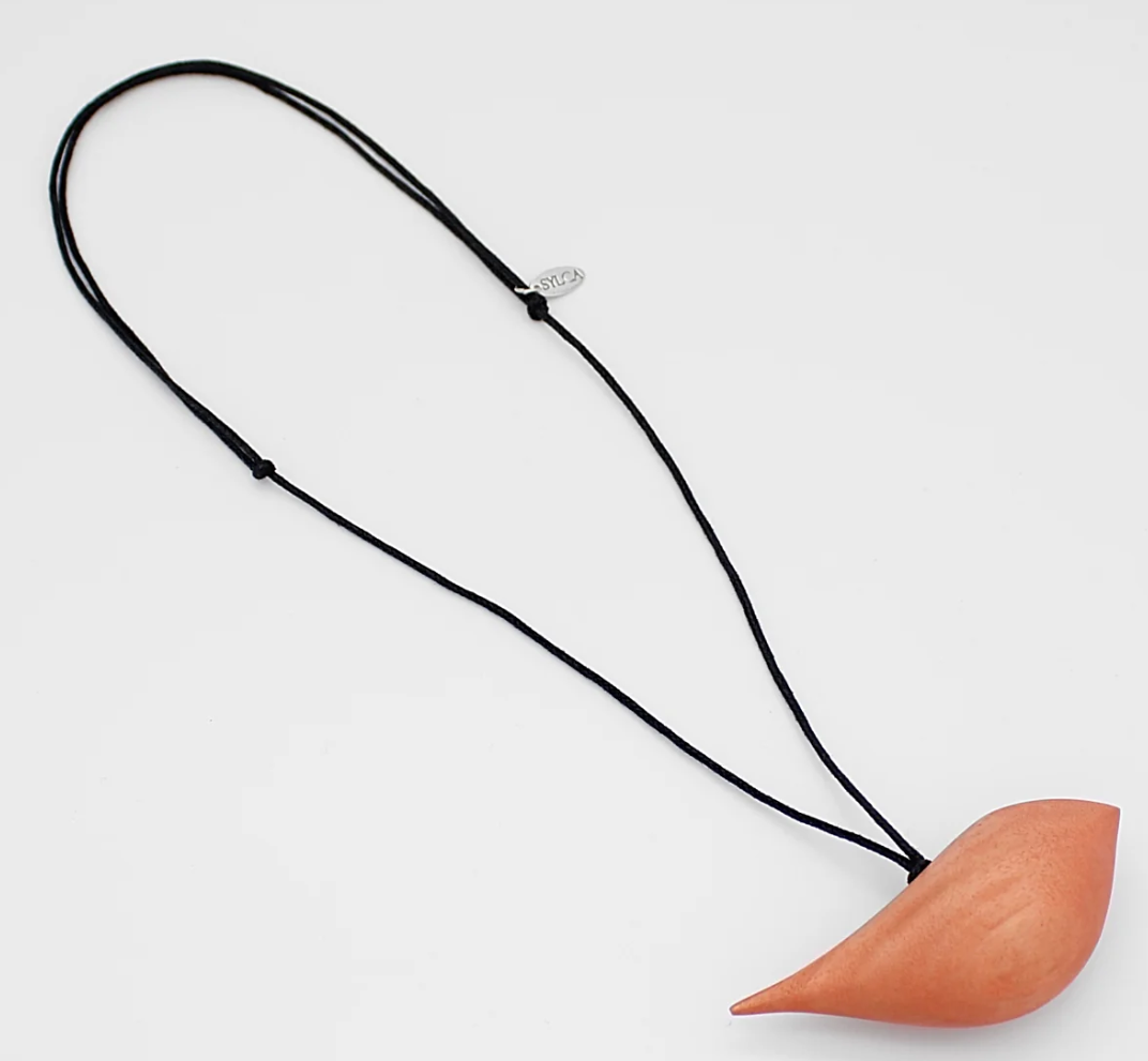Carved Free-Fly Bird Necklace